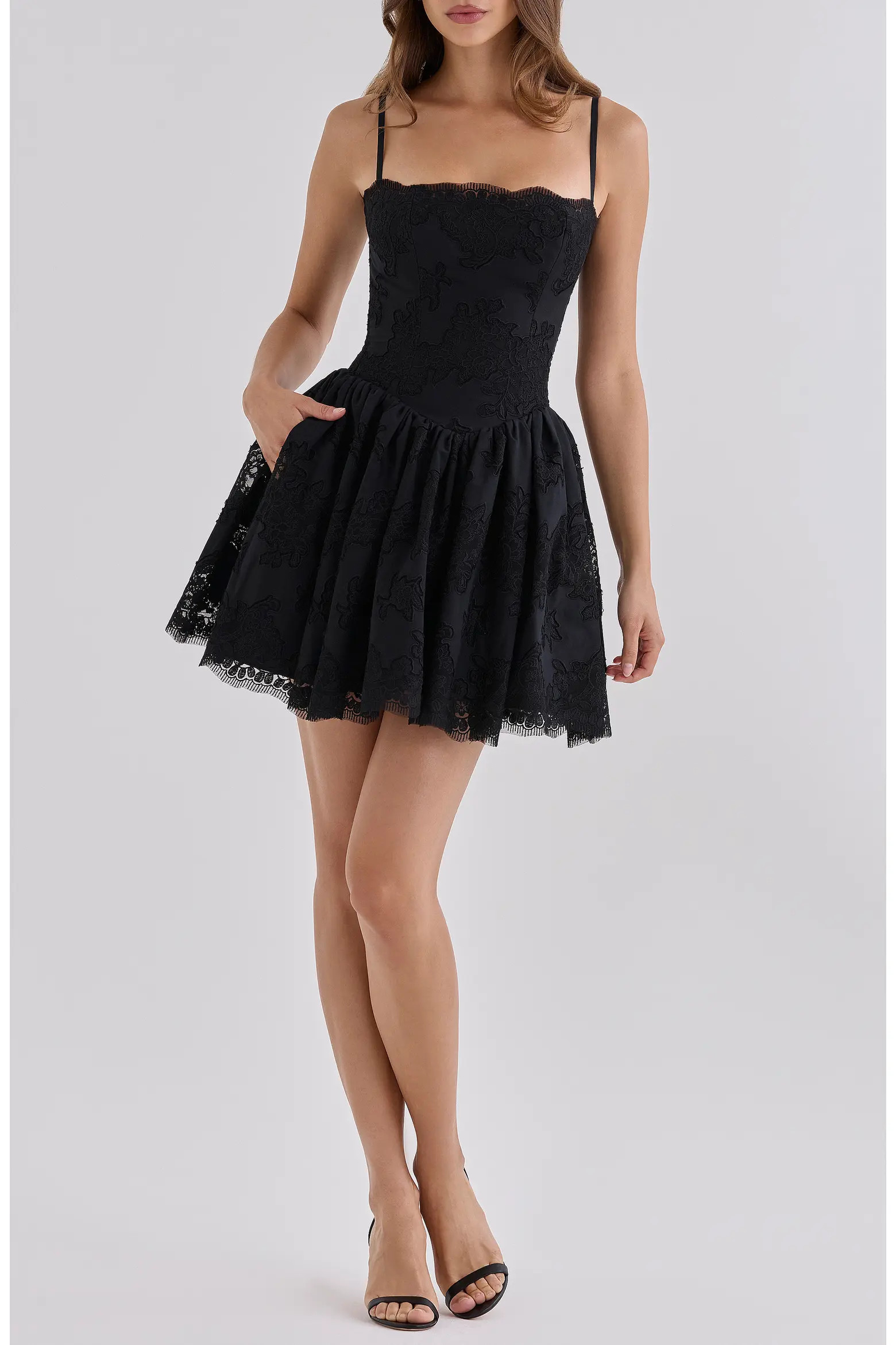 HOUSE OF CB Chloe Broderie Anglaise Minidress (Women) | Nordstrom | Nordstrom