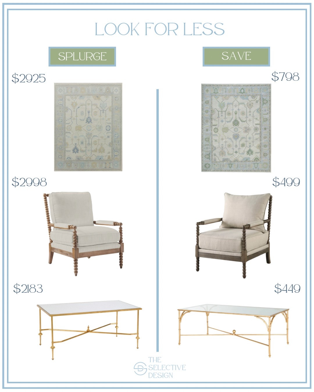 Classic living room decor designer look for less! 

Affordable oushak rug, living room rug, bedroom rug, neutral oushak rug, living room chair, accent chair, spindle chair, affordable chair, affordable home decor, living room decor on a budget, gold and glass coffee table, home decor on a budget, home decor look for less, living room decor, grandmillennial living room decor look for less 

#LTKStyleTip #LTKHome #LTKSaleAlert