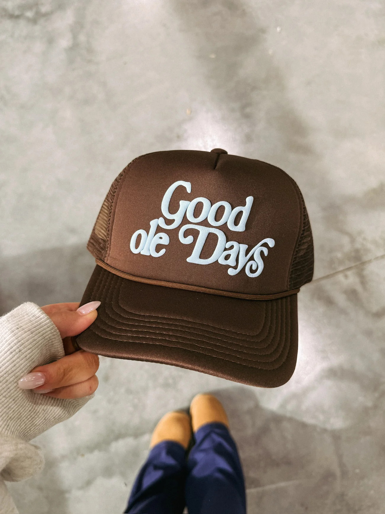 ETTA OG | good ole days trucker hat - brown | Etta+East