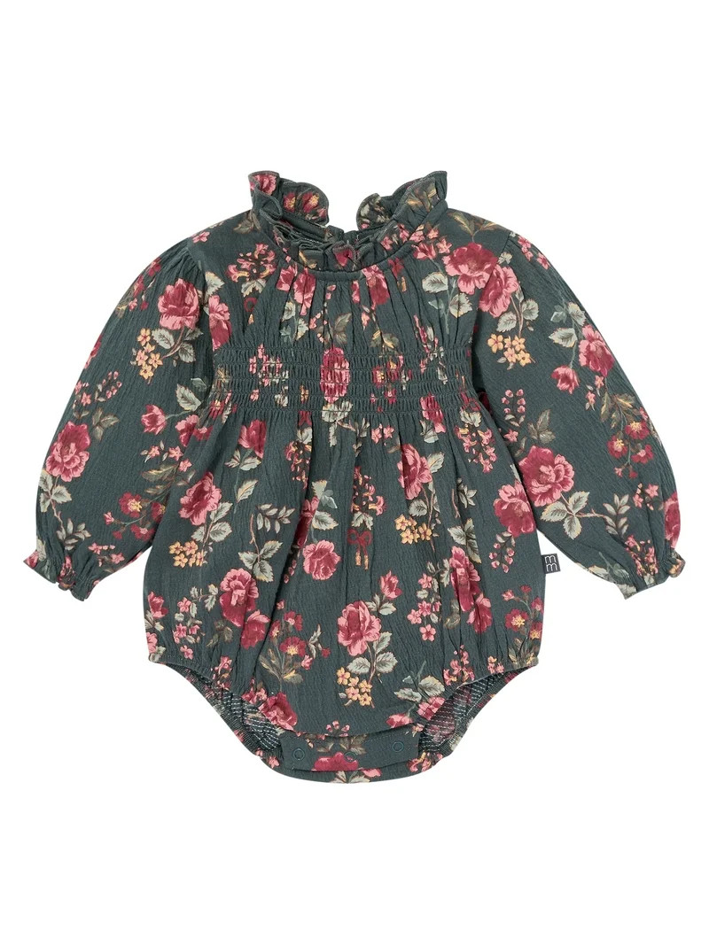 Modern Moments By Gerber Baby Girl Bubble Romper and Tights Outfit Set, 2-Piece, Sizes 0/3 Months... | Walmart (US)