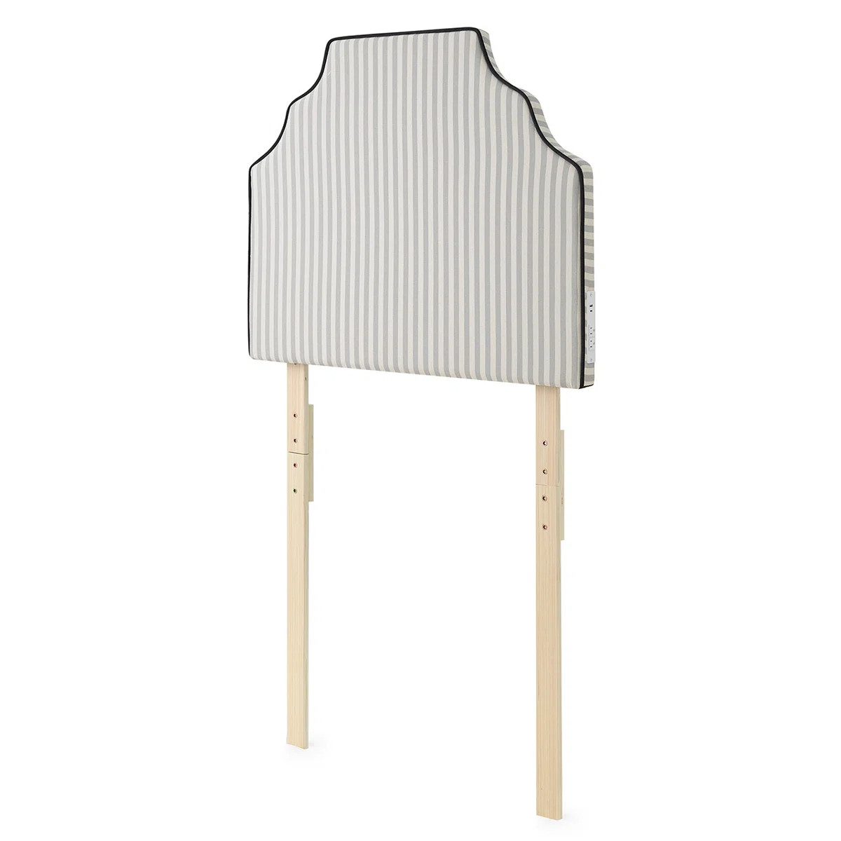 Tavira Allure Outlet Headboard - Majestic - Taupe Cream Stripe | Wayfair North America