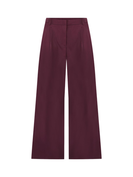The Pleated Wide-Leg Pant in Bi-Stretch | Ann Taylor
