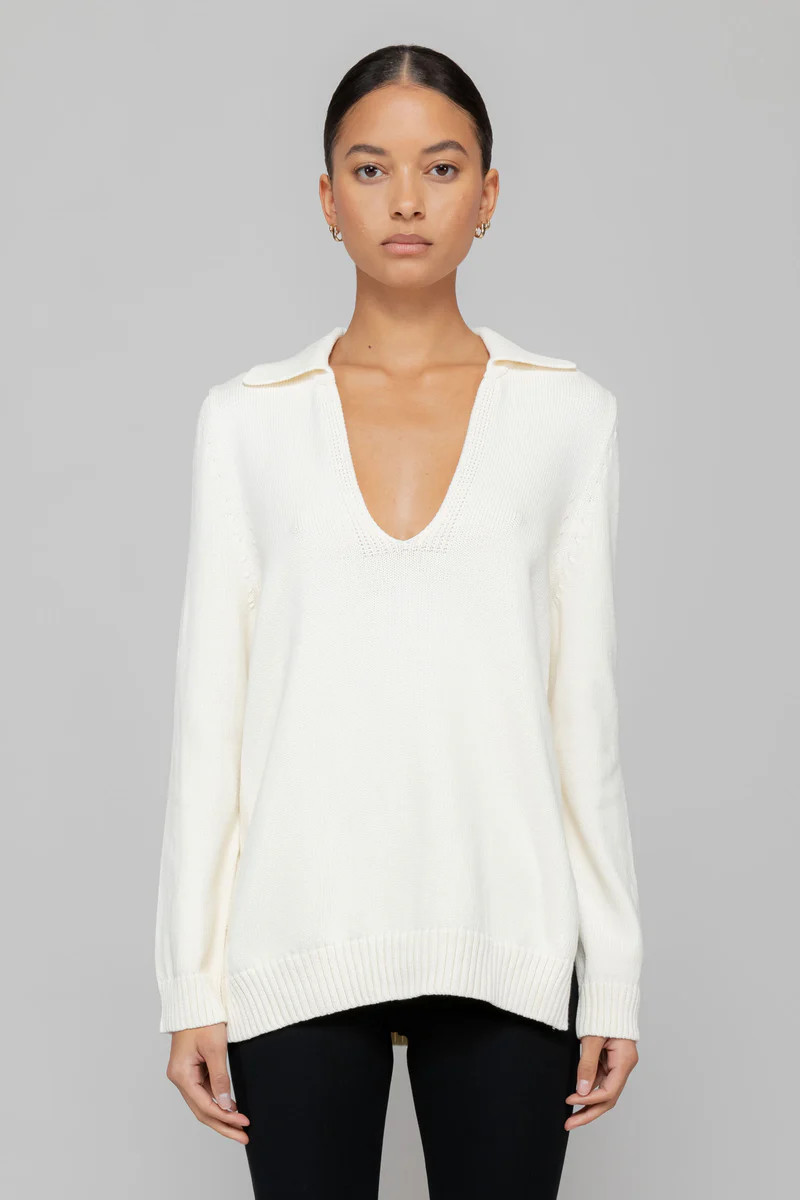May Polo V Neck | LESET