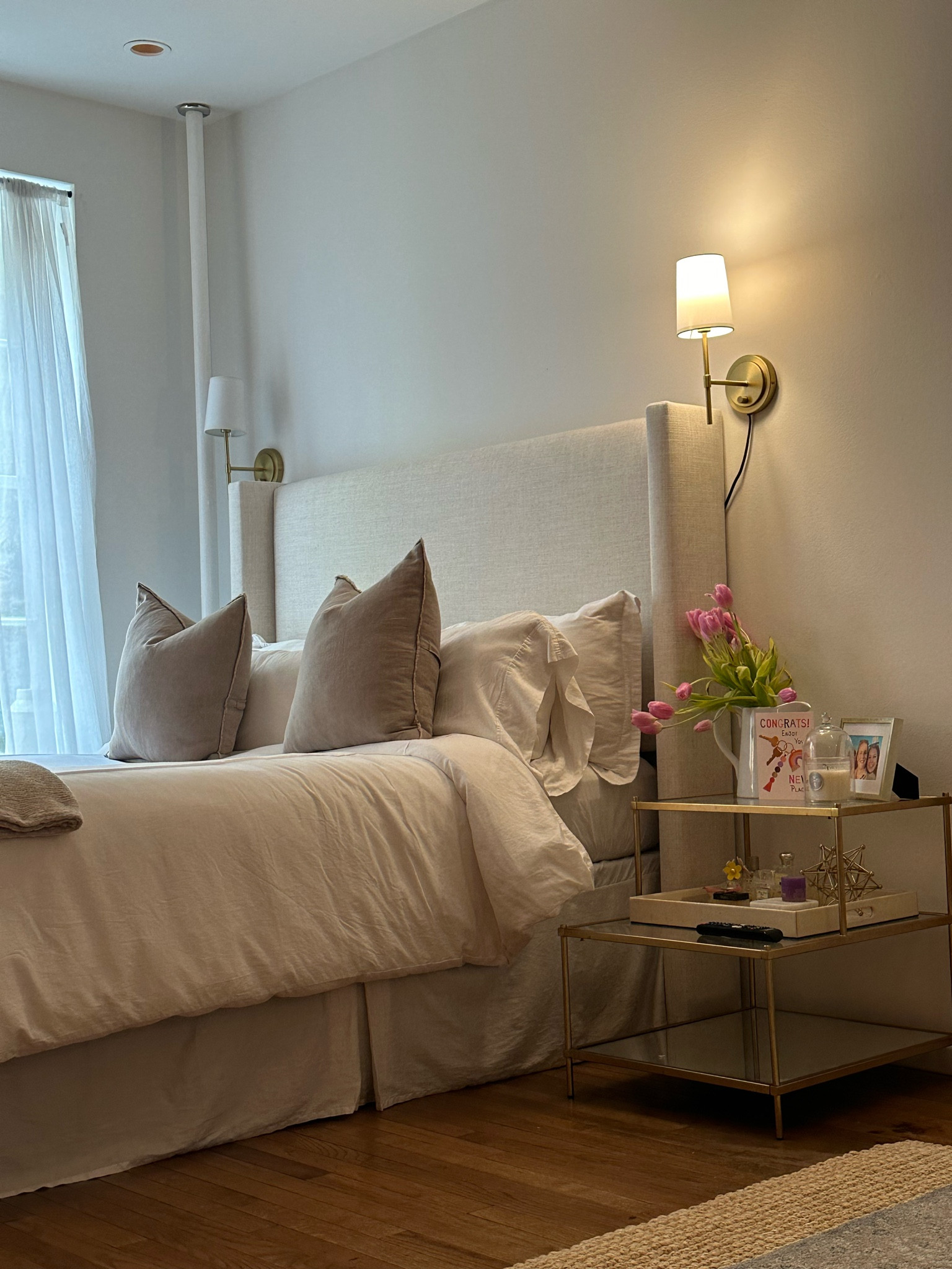 Nightstand details! 

Bedroom decor neutral decor home decor 

#LTKHome