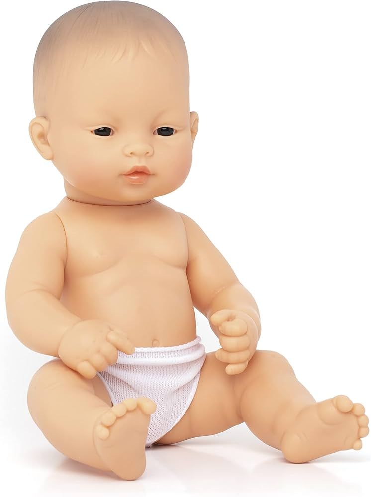 Miniland Educational - 12.63'' Anatomically Correct Newborn Baby Doll, Asian Girl | Amazon (US)