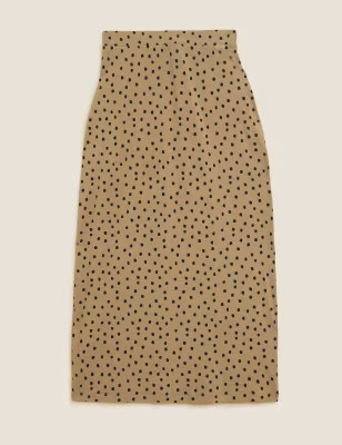 Jersey Animal Print Maxi A-Line Skirt | M&S Collection | M&S | Marks & Spencer (UK)