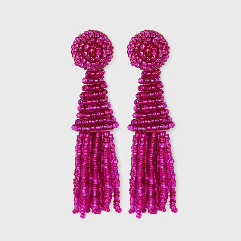 SUGARFIX by BaubleBar Beaded Tassel Statement Earrings | Target