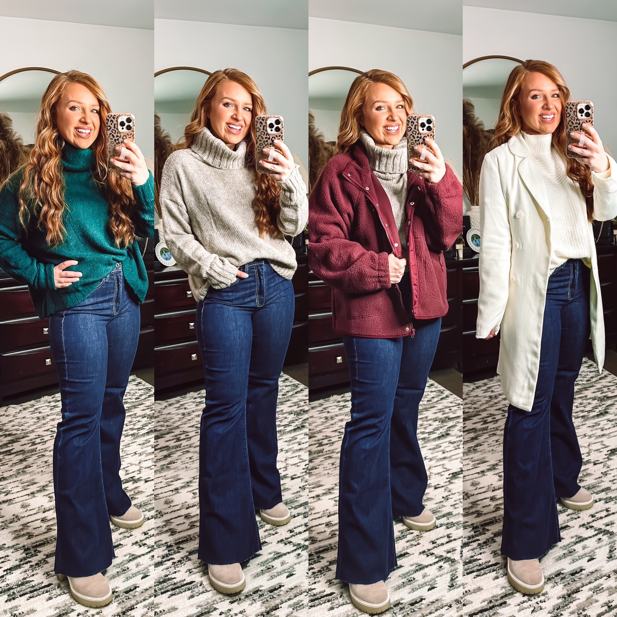 Red dress haul 

Size 7 in the flare dark wash jeans (28)
Size small in the sweaters 
Size medium in the jackets



#LTKunder50 #LTKstyletip #LTKSeasonal