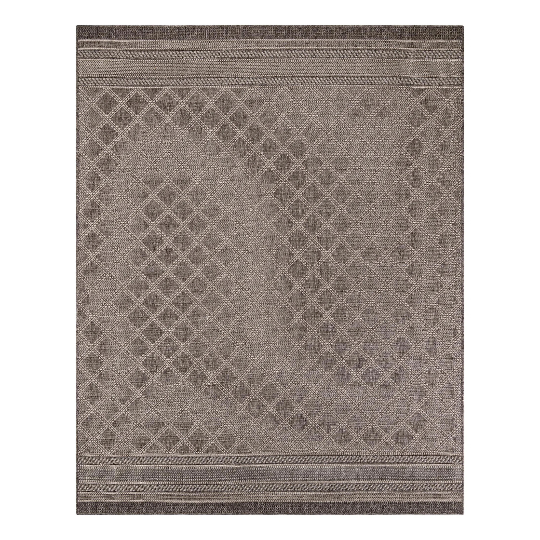 Outdoor Trellis Performance Geometric Indoor / Outdoor Rug | Wayfair North America