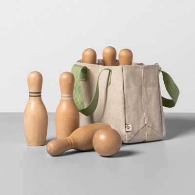 Wooden Bowling Game Set - Hearth & Hand™ with Magnolia | Target