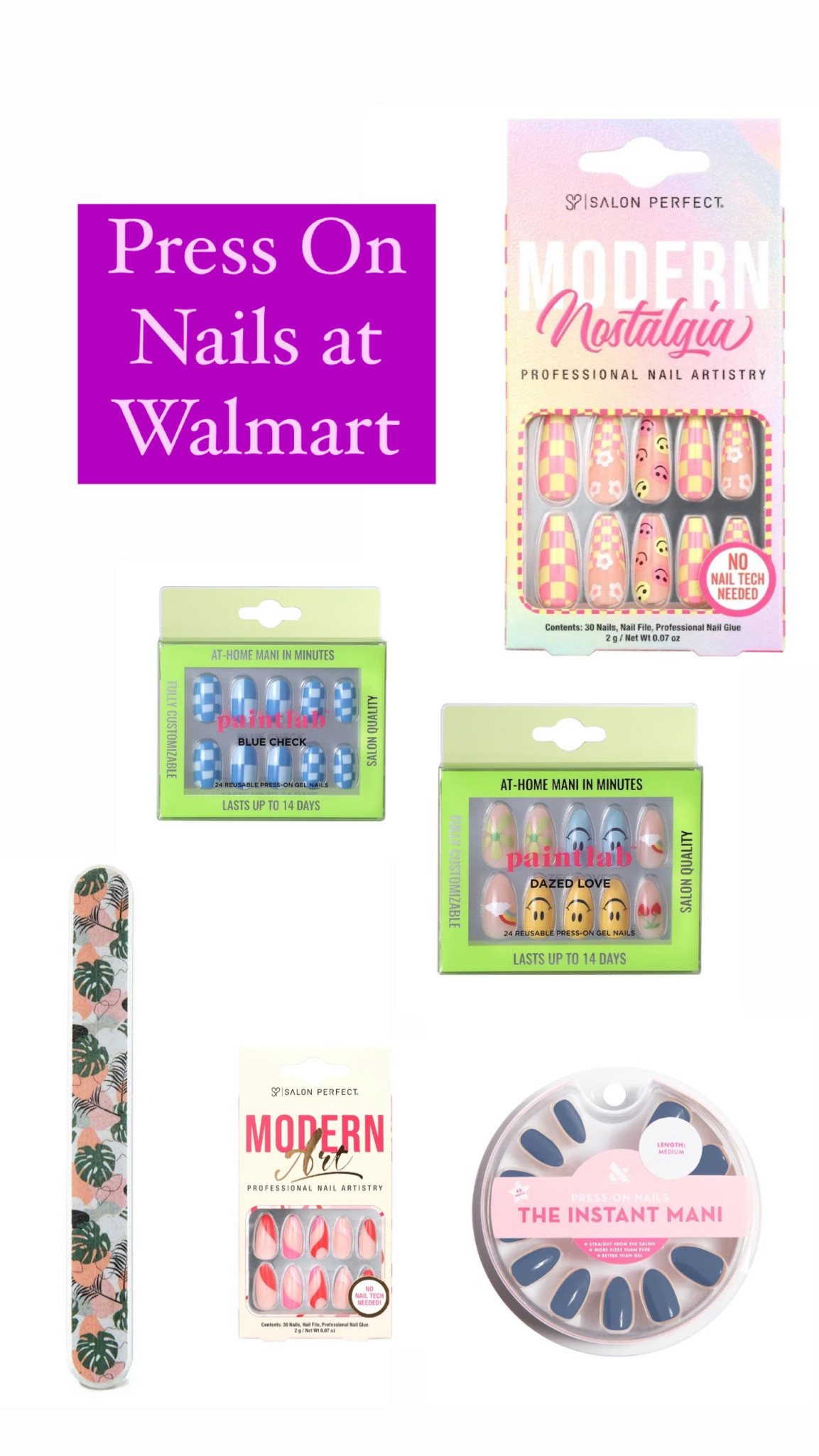 #ad @walmart #walmartplusweek press on nails press on nail designs nail art 

#LTKunder50 #LTKbeauty #LTKU