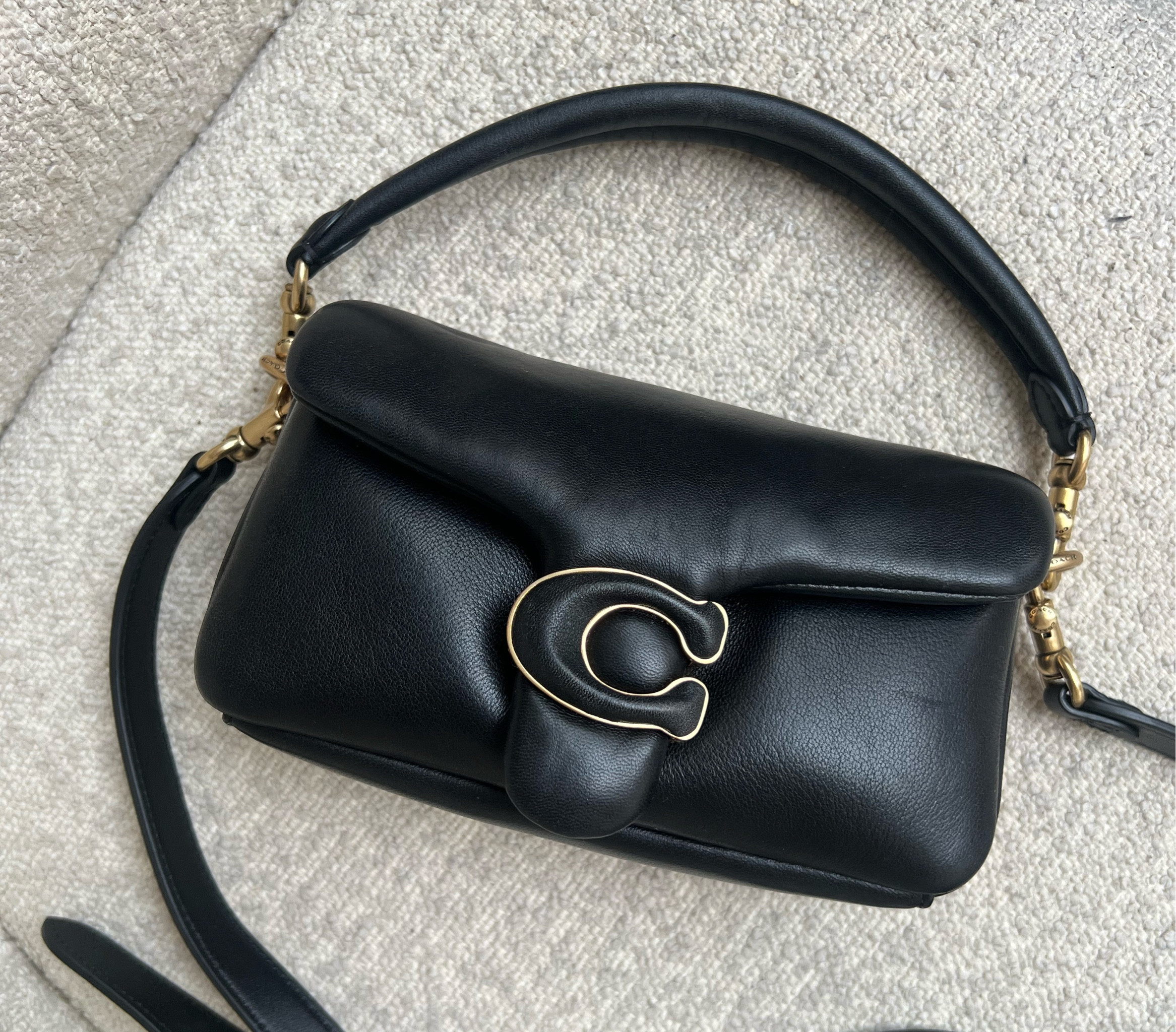 Coach bag - coach tabby - black bag - designer bag - coach tabby bag - cross body bag - crossbody bag - pillow bag - coach pillow - coach pillow bag - designer bag under £500 - mini bag - coach tabby pillow bag - black bag 

#LTKstyletip #LTKitbag #LTKworkwear