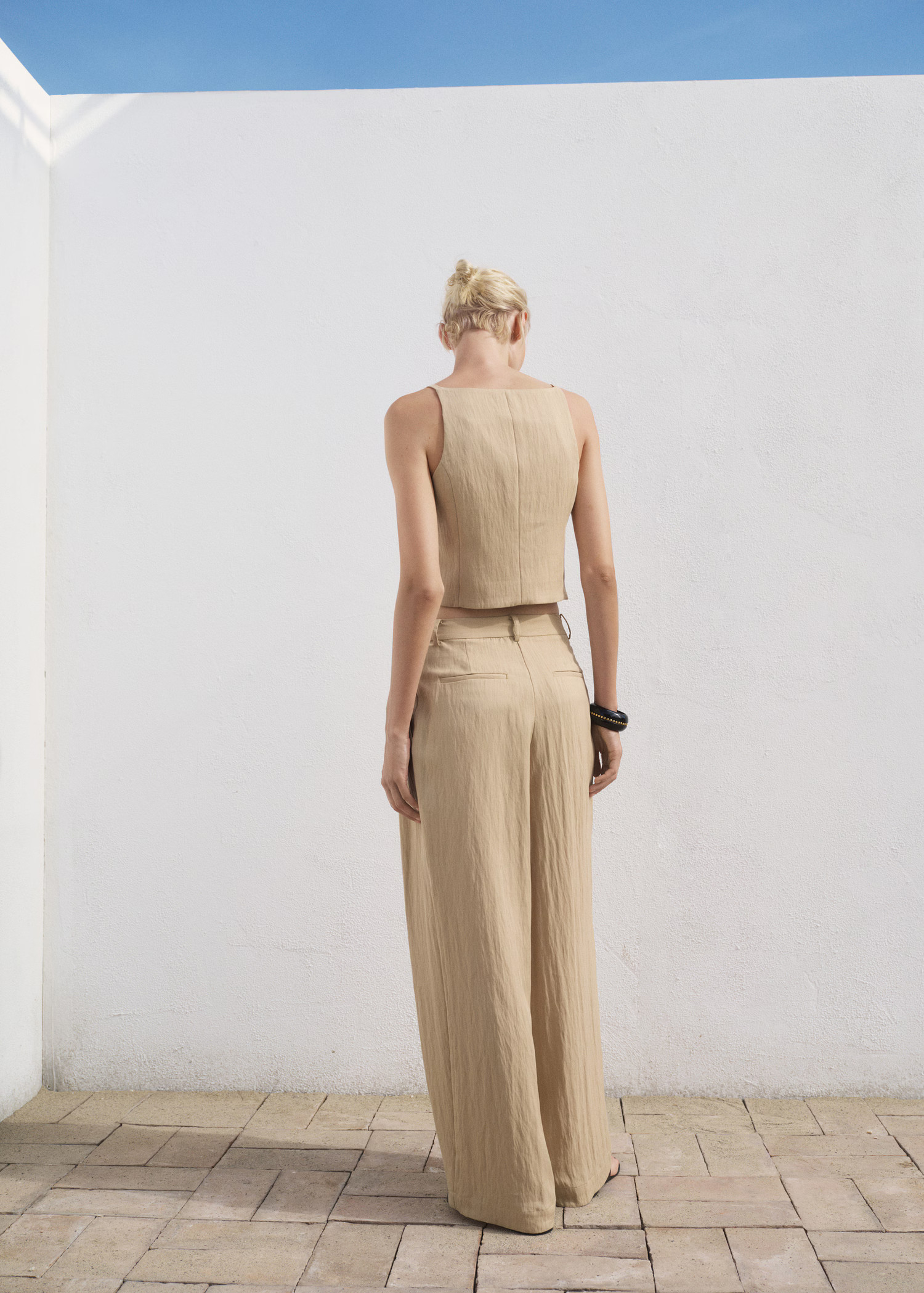 Straight mid-rise suit pants - Women | MANGO USA | Mango (US/MX/AU)