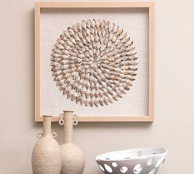 Tulip Shell Shadow Box Wall Art | Pottery Barn (US)