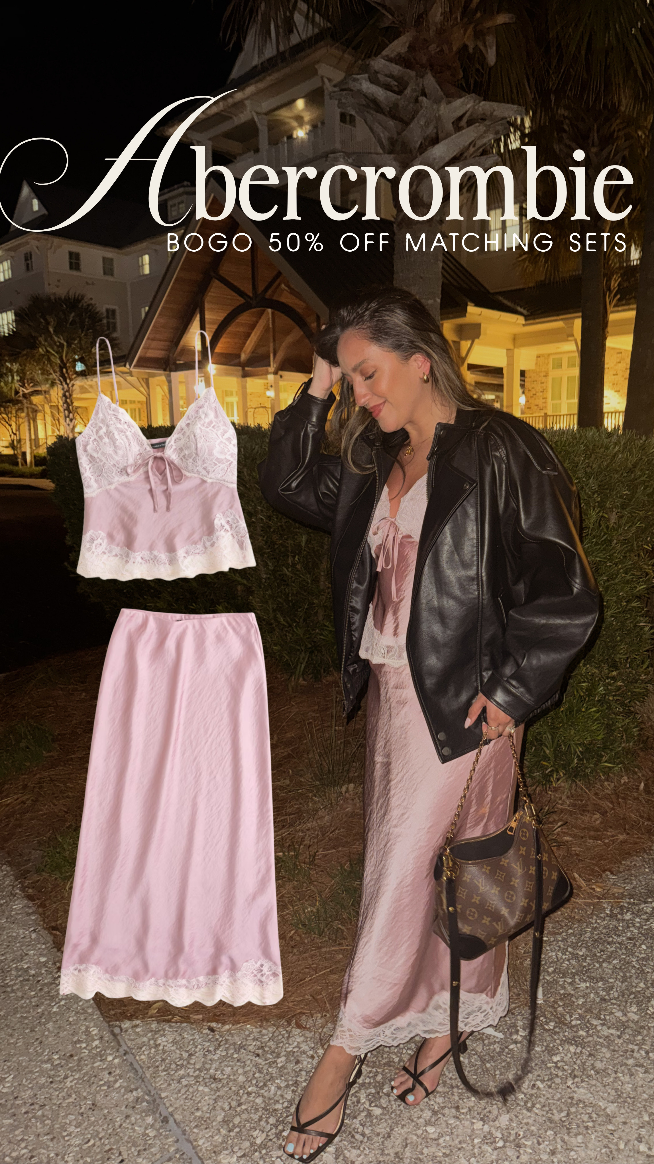 @abercrombie  Buy one, get one 50% off everything! Perfect time to stock up on your favorite matching sets! 

I love wearing something like this for date night or drinks with the girls. No thinking needed and it instantly elevates your look. 

Abercrombie fashion finds, affordable fashion, AF Sale, Date night outfit inspo, girls night style inspiration

 

 

#LTKSaleAlert #LTKootd #LTKSeasonal