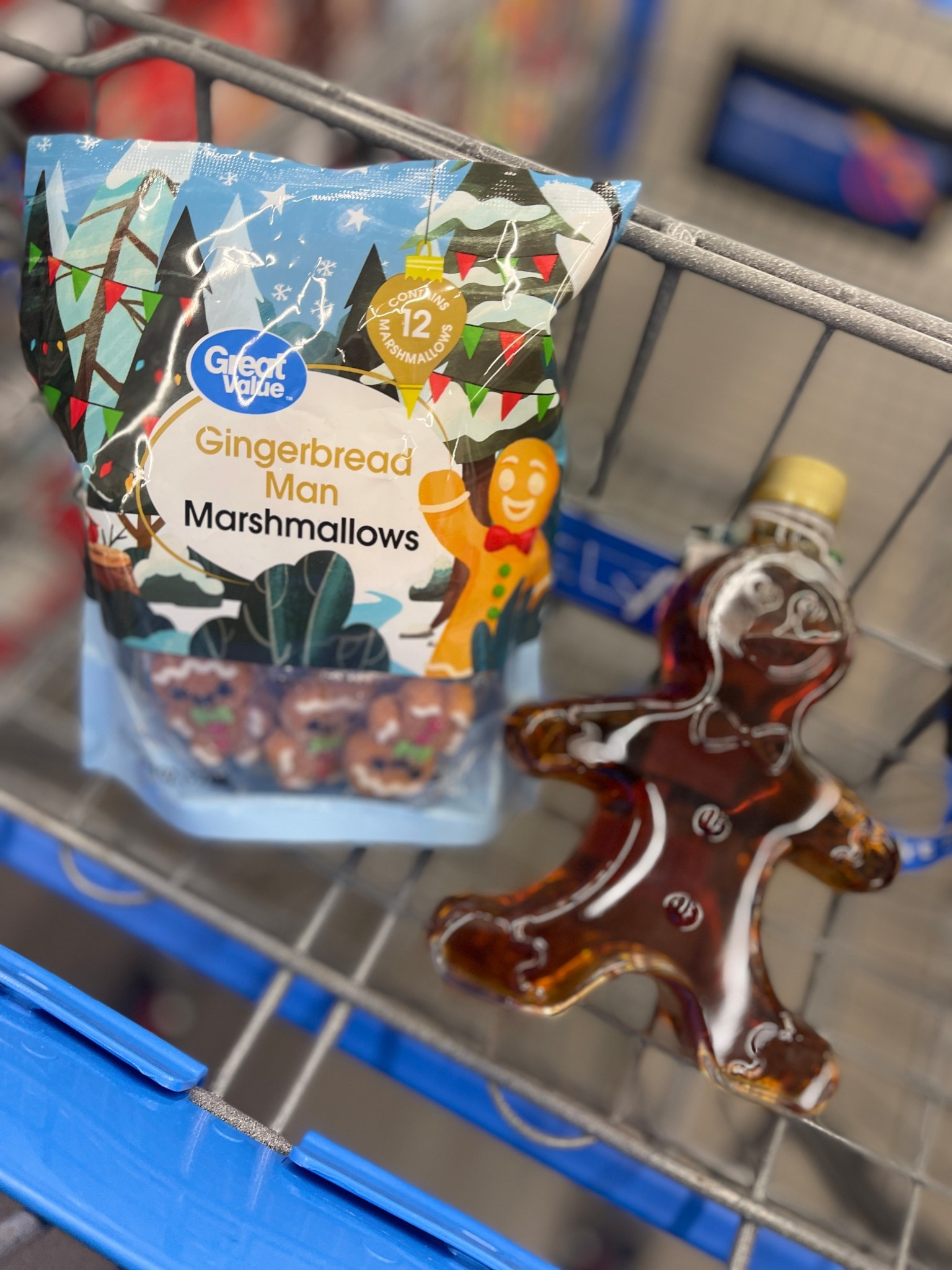 Great value Gingerbread man pure maple syrup  and marshmallows 

#LTKSeasonal #LTKHoliday