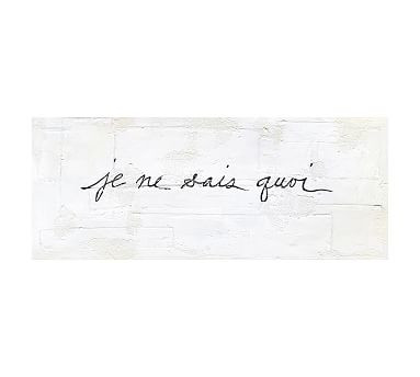 Je Ne Sais Quoi Wall Art By The Pottery Barn Collective | Pottery Barn (US)