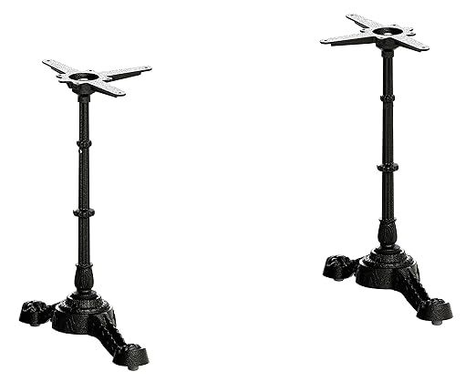 FLAT self-stabilizing PT23 - cast Iron, Antique-Style, Dining Height, Twin-Pedestal Set | Amazon (US)