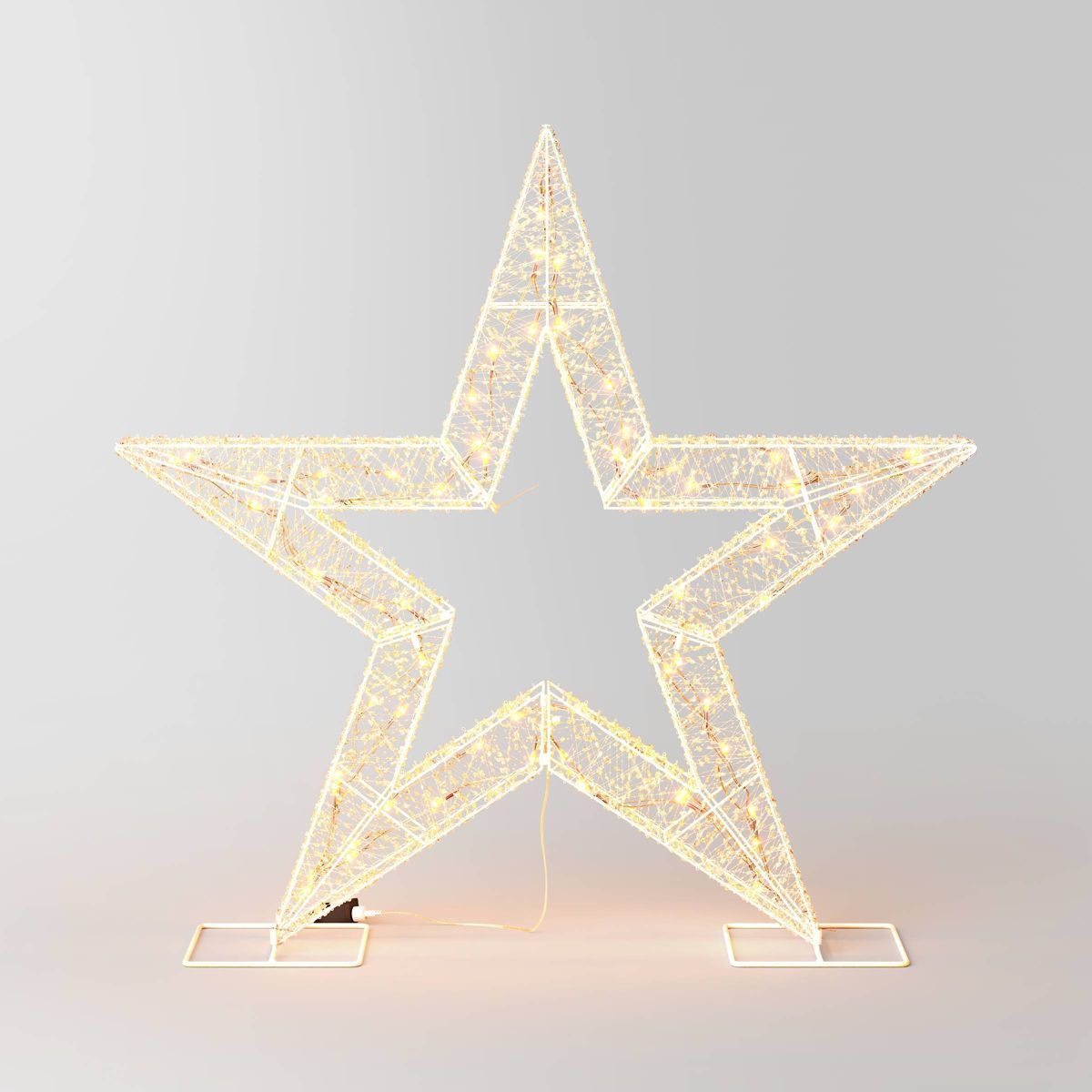 36" LED Crystal Ice Star Christmas Novelty Sculpture Light Warm White Lights - Wondershop™ | Target