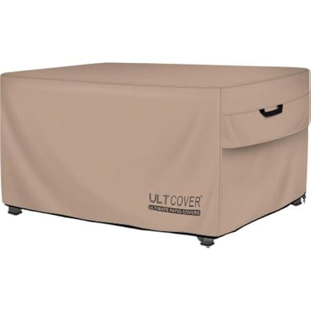 Covermates Elite Square Ottoman Cover \u2013 Heavy-Duty 300D Polyester, Water-Resistant, Mesh Ven... | Amazon (US)