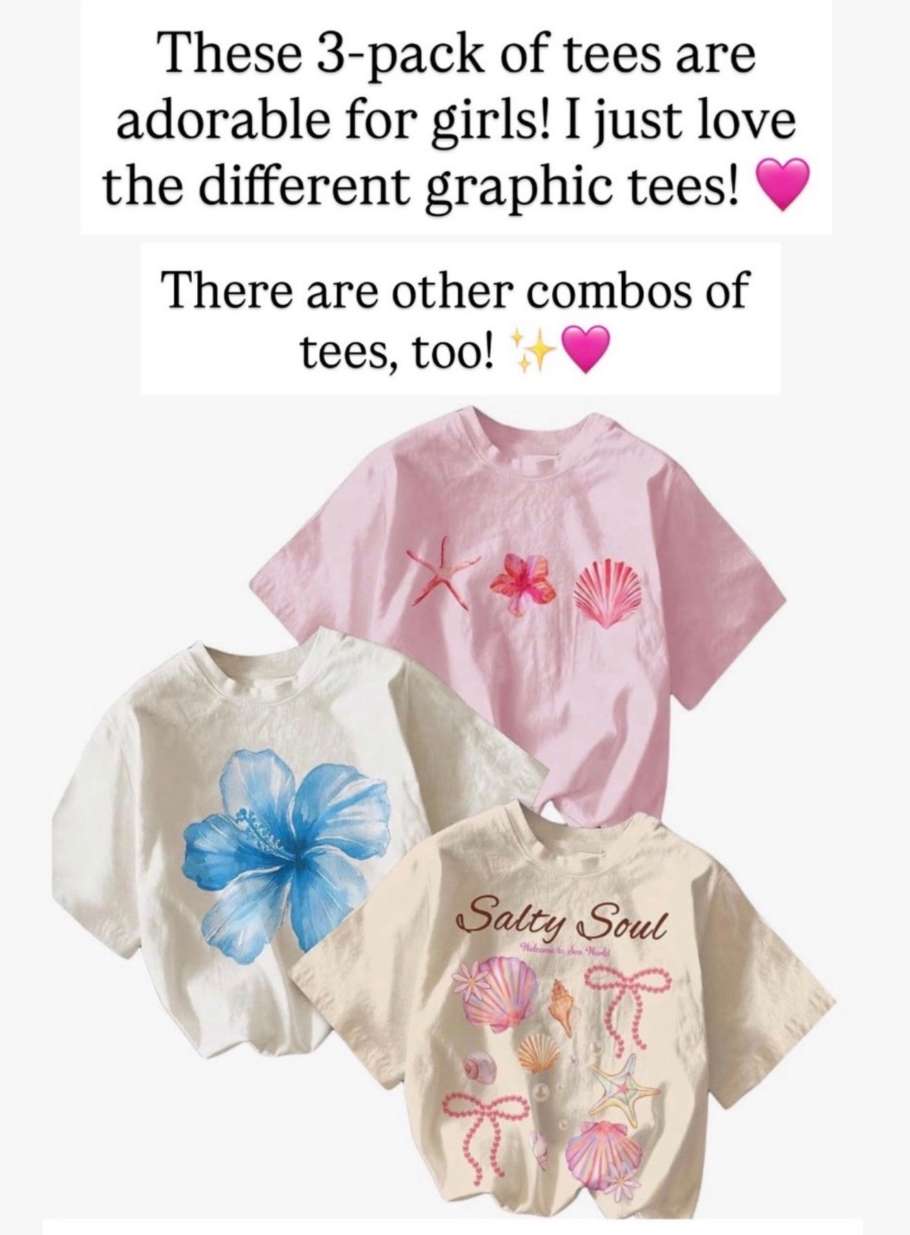 These tees for girls are adorable

#LTKKids