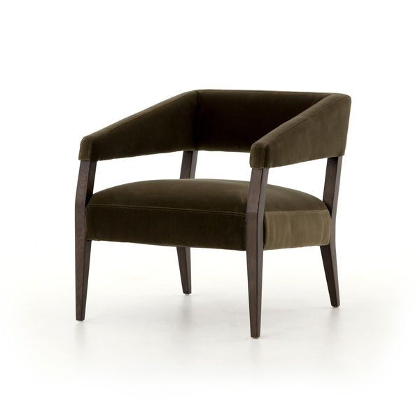 Gary Club Chair Olive Green | Scout & Nimble