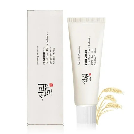 NVLEPTAP 1PCS BEAUTY OF Relief Sun Sunscreen Joseon Korean Sunscreen Rice Sunscreen SPF50 PA+++ Lightweight Sunscreen for Face Body Non-Greasy Korean Sunscreen Makeup Gift | Walmart (US)