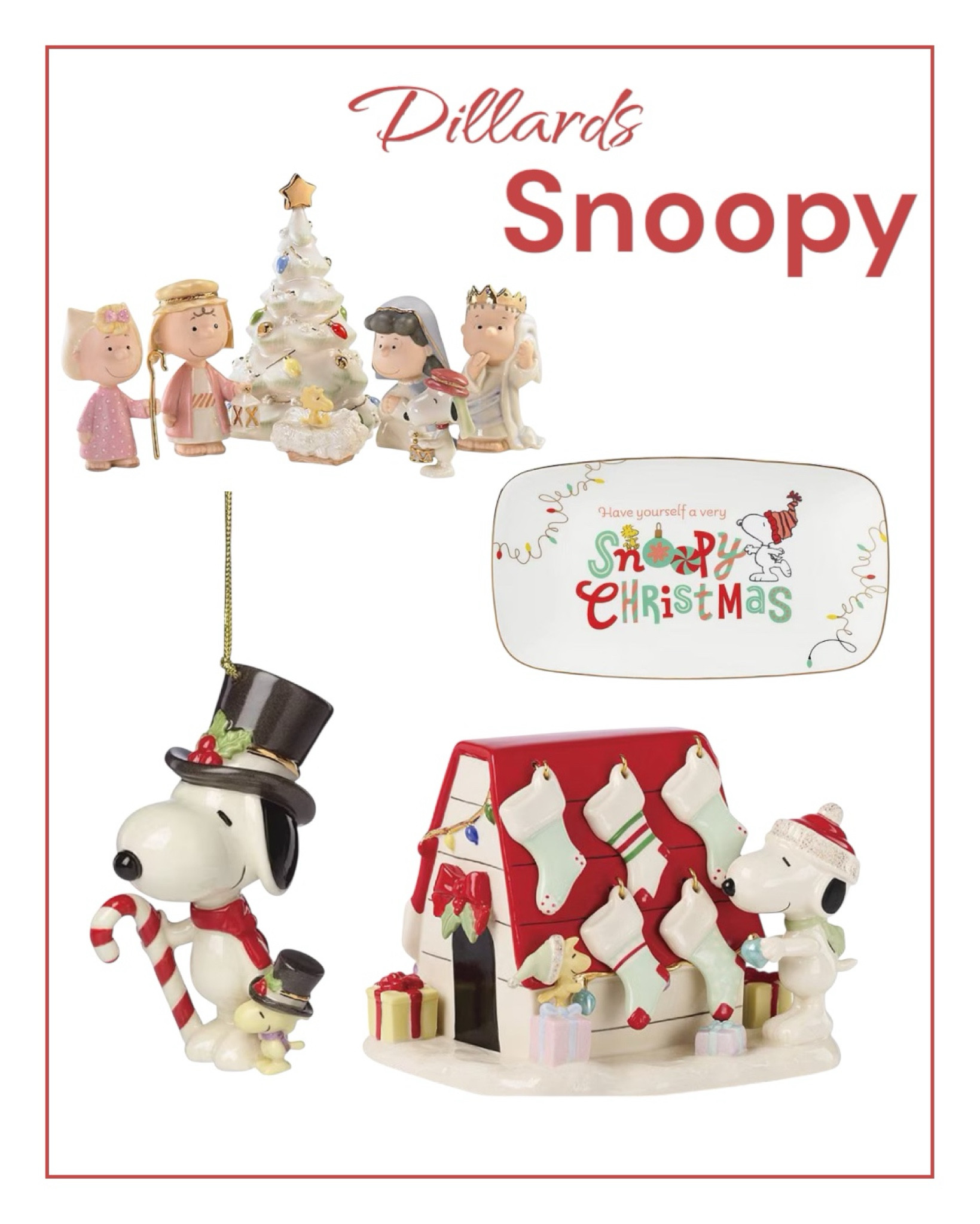 Snoopy Christmas decorations. 
#snoopychristmas

#LTKHoliday #LTKGiftGuide