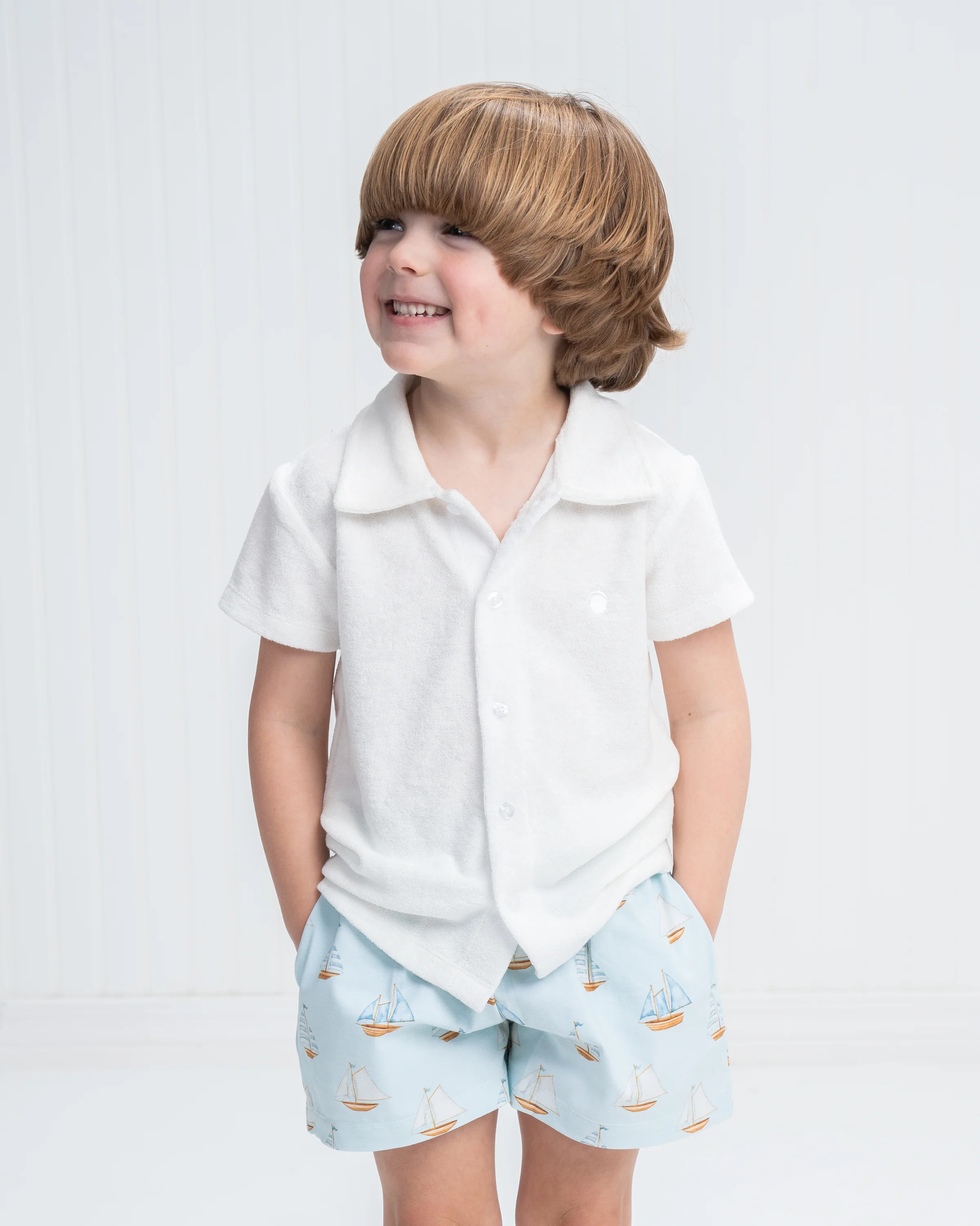 Blue Sails Boy Shorts | The Oaks Apparel Company