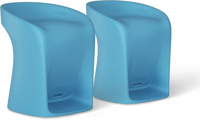 Ledge Lounger in-Pool Barstool (Set of 2) (Light Blue, Counter Height) | Amazon (US)