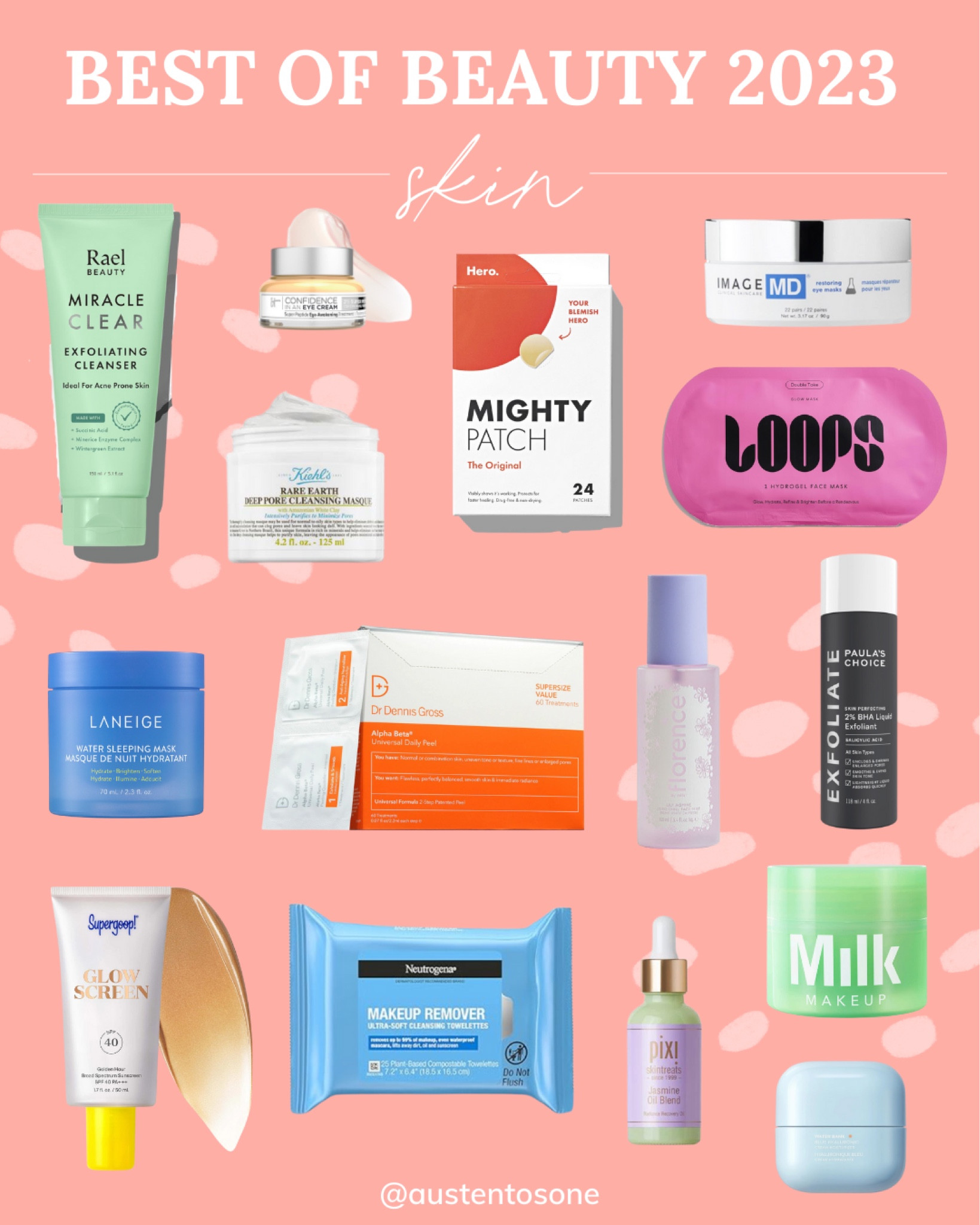 My favorite skincare products of 2023! From pimple patches to face masks these are the products that always save my skin  

#LTKfindsunder100 #LTKbeauty #LTKSeasonal