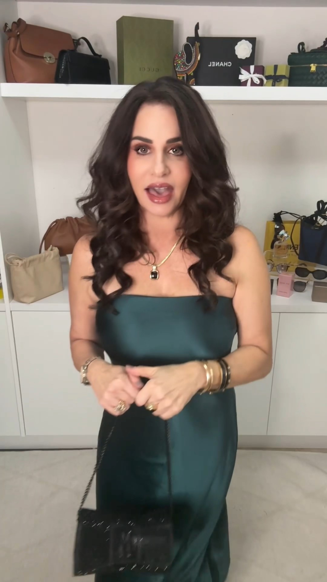 Saturday night look. Dress size sm , heels TTS #satindress #ootn #holidaystyleinspo

 #LTKStyleTip 

#LTKHoliday #LTKOver40 #LTKSaleAlert