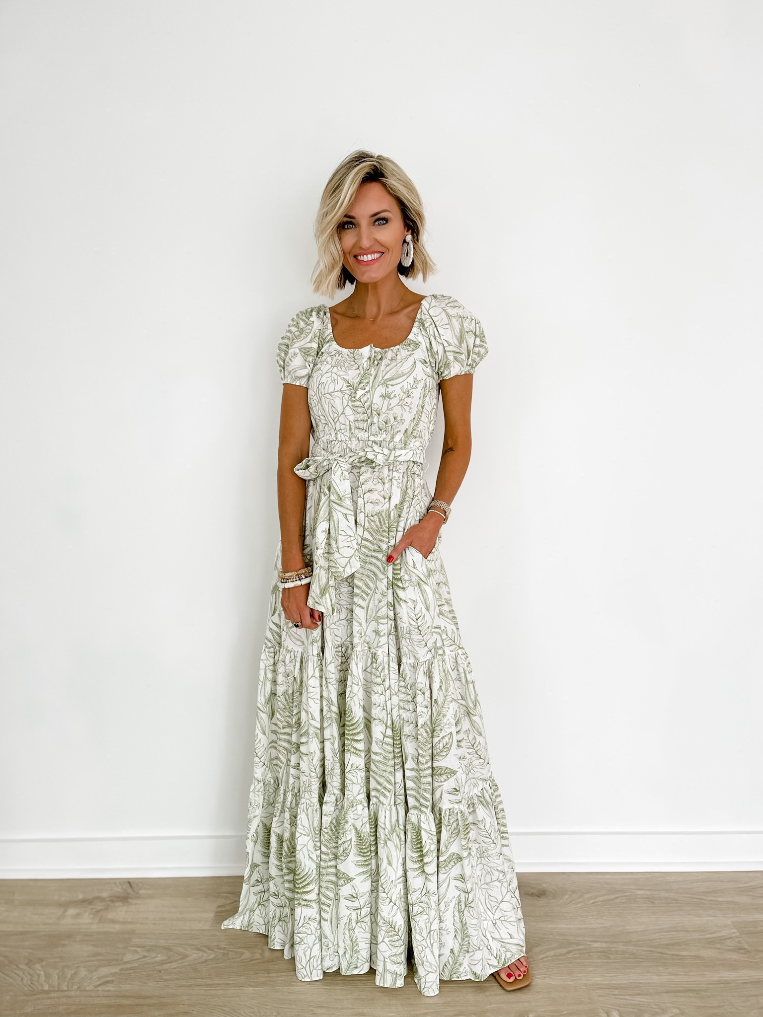 This dress is so pretty for summer! Loverly Grey is wearing an XS! The fit is true to size!

#LTKstyletip #LTKunder100 #LTKFind