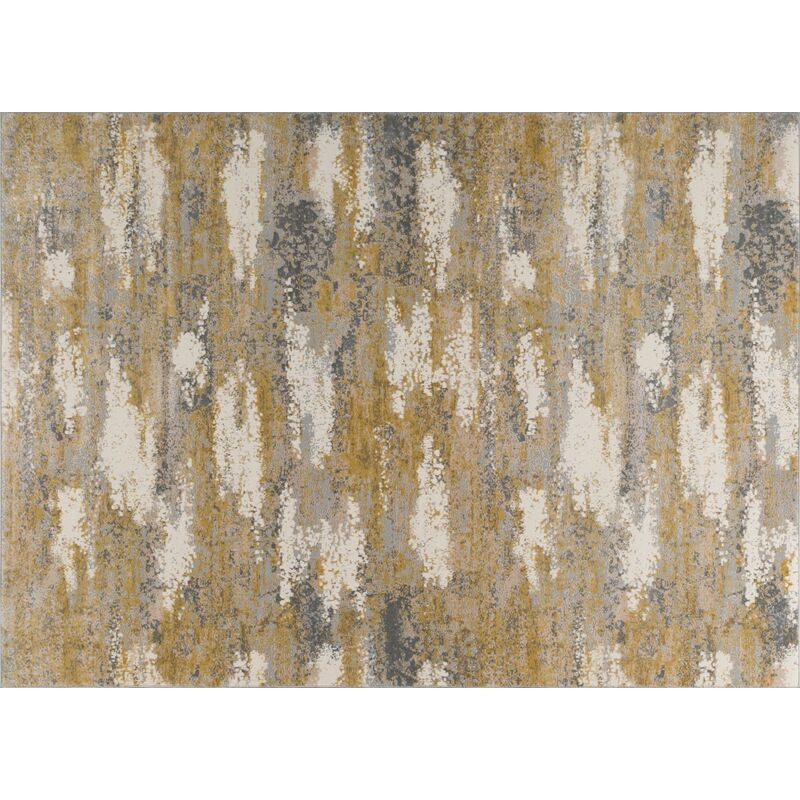 Cobra Rug, Gold | One Kings Lane