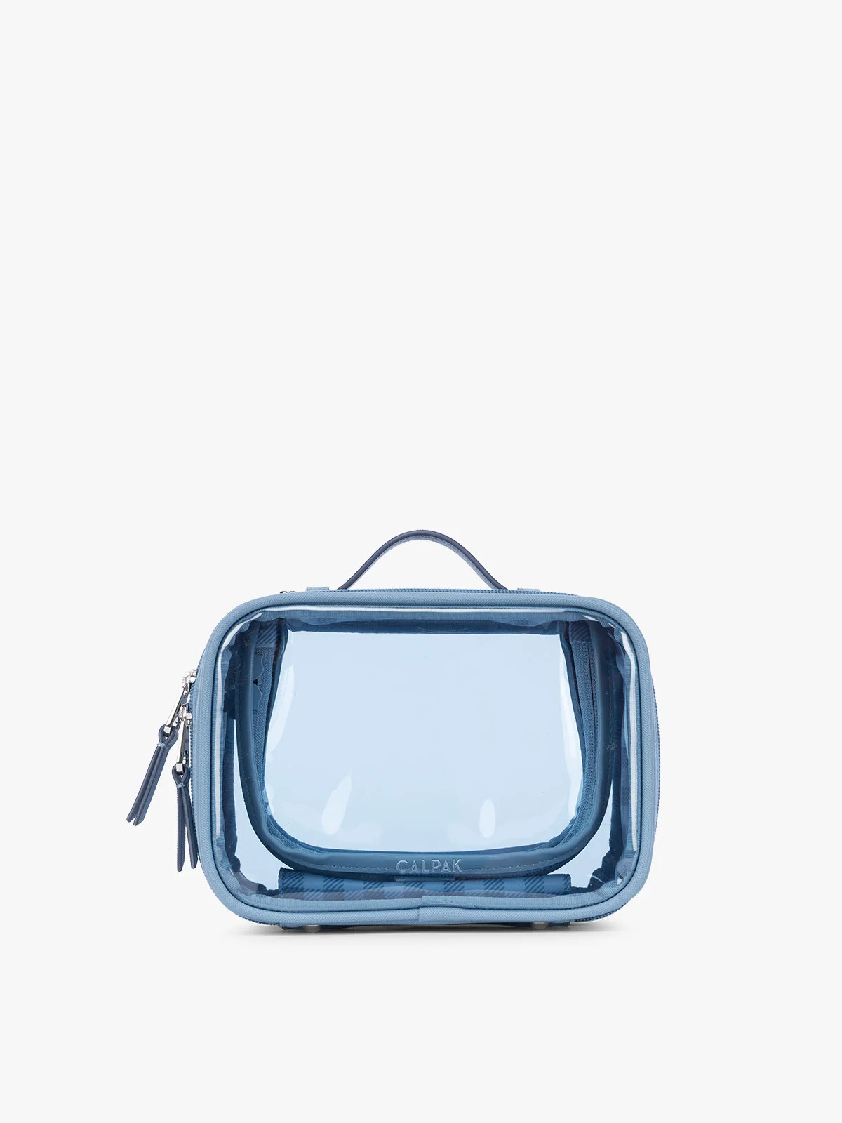 Small Clear Cosmetics Case- FRENCH BLUE | CALPAK