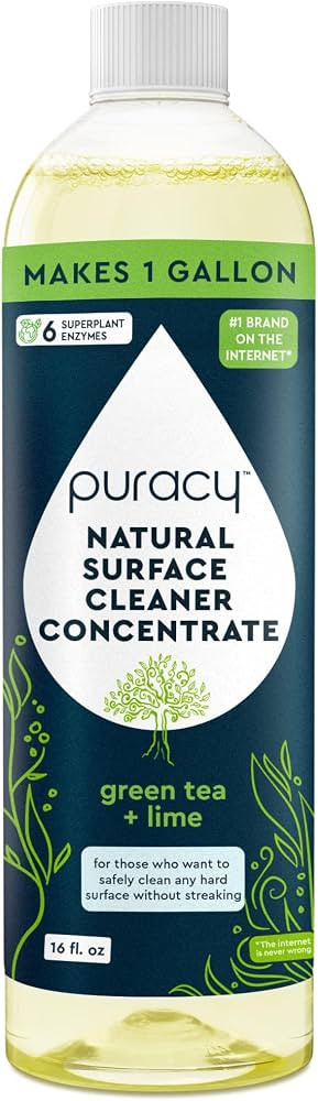 Puracy 99.9% Natural All Purpose Cleaner Concentrate - Makes 128oz Multi Purpose Cleaner - Green ... | Amazon (CA)
