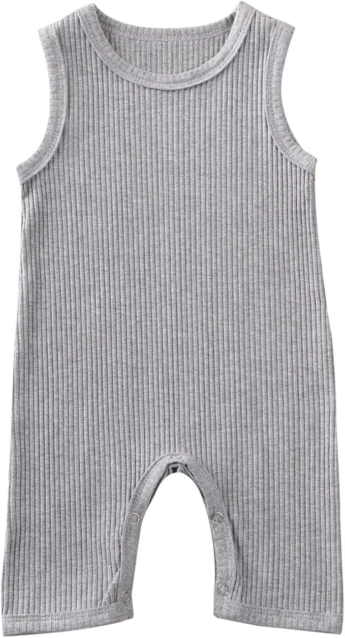 iddolaka Newborn Summer Baby Boy Girl Romper Bodysuit Jumpsuit Playsuit One Piece Outfit Clothes | Amazon (US)