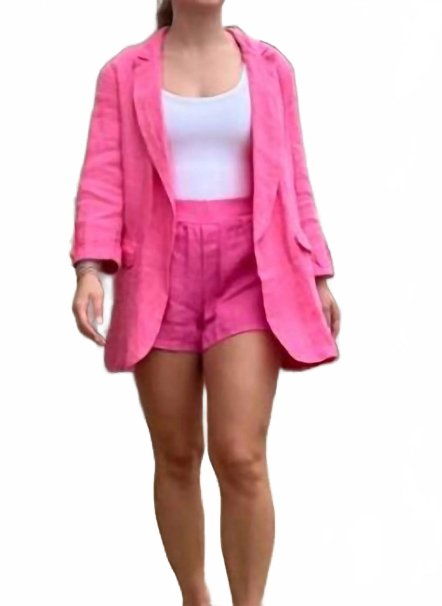 Ellison Blazer In Pink | Shop Simon