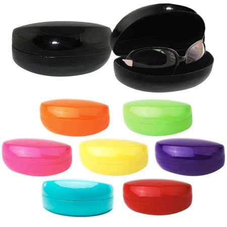 1 Large Protective Hard Clam Shell Glasses Case for Eyeglasses Sunglasses Box | Walmart (US)