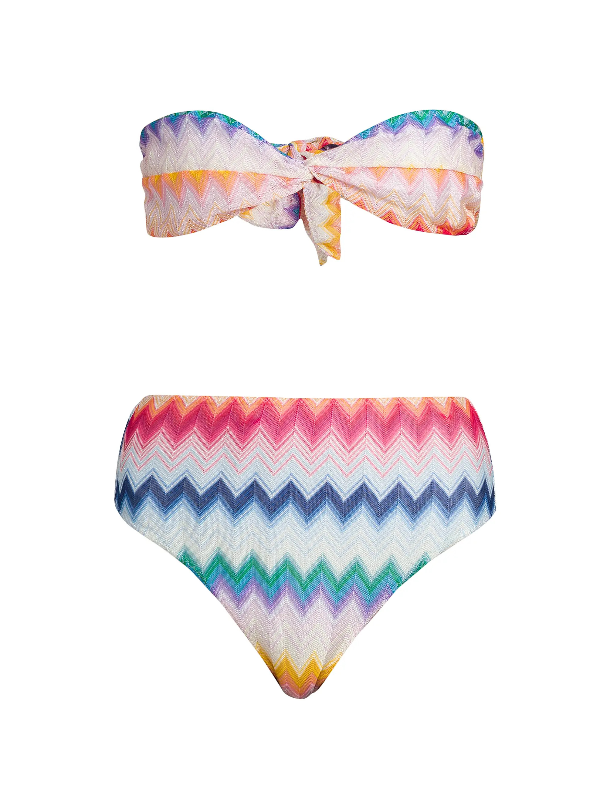 Zigzag Bandeau Bikini Set | Saks Fifth Avenue
