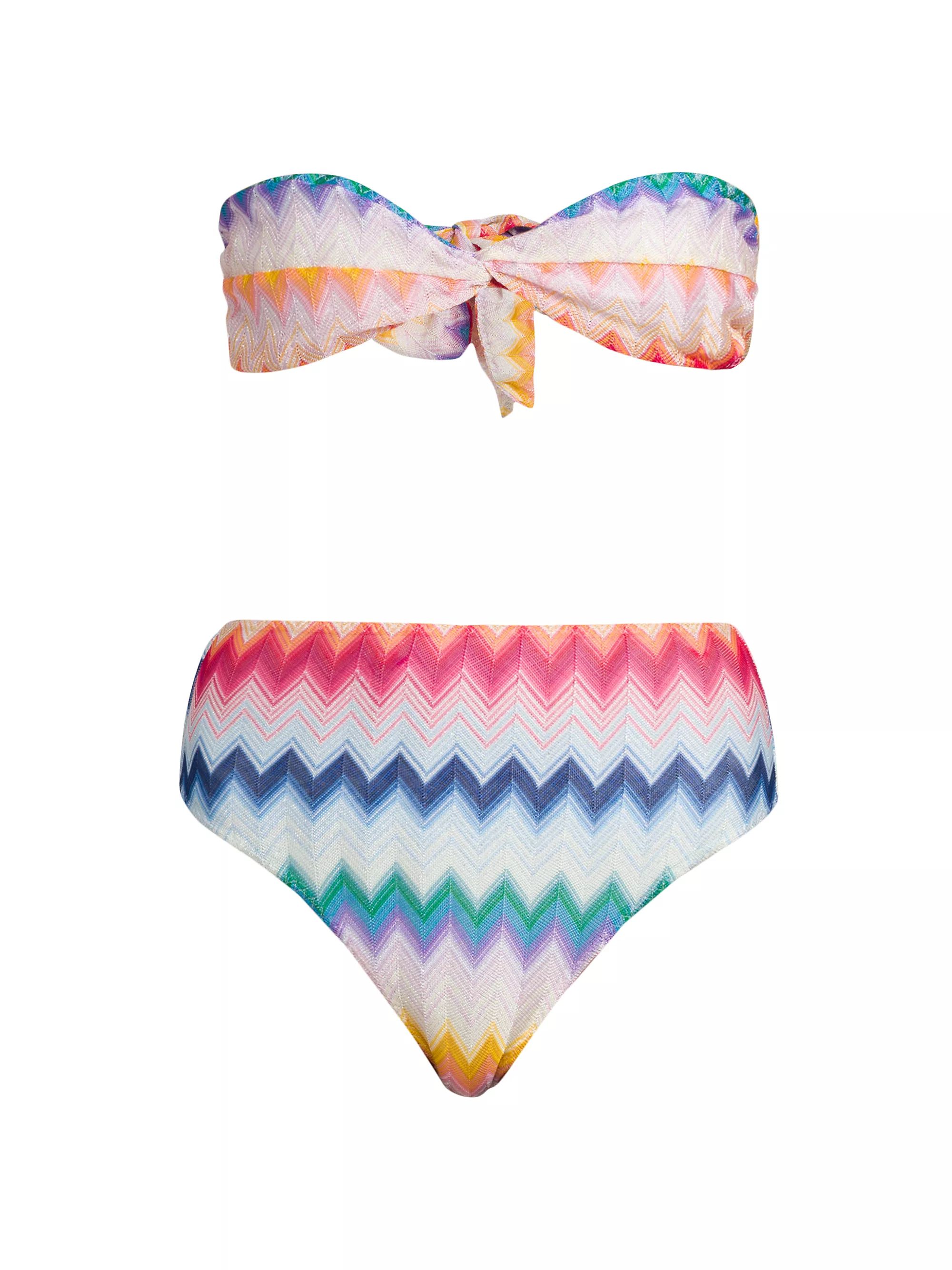 Zigzag Bandeau Bikini Set | Saks Fifth Avenue