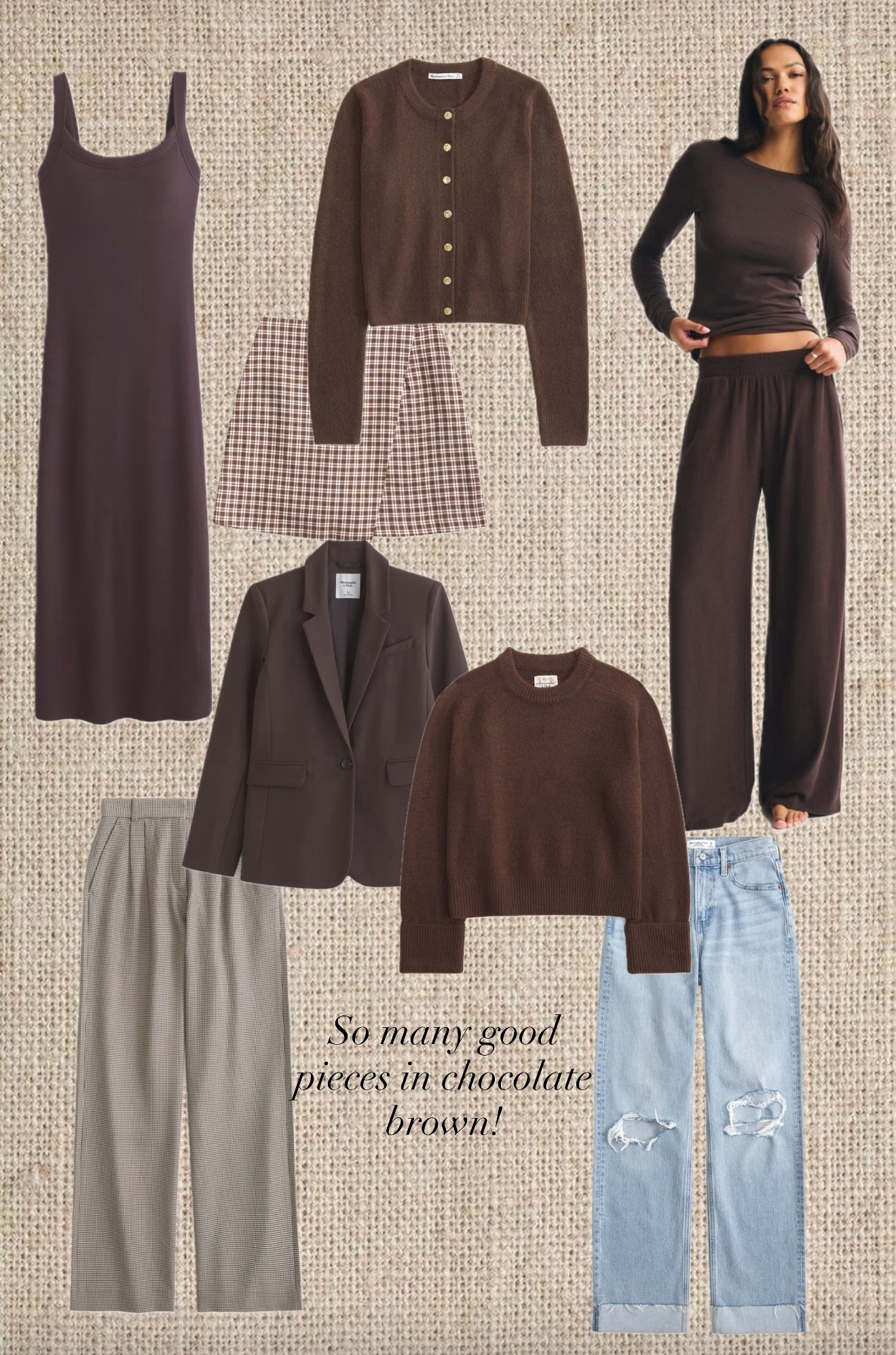 Chocolate Brown is huge for fall and Abercrombie and Fitch has so many options. Work wear and casual items that can be mixed and matched. 

#LTKWorkwear #LTKFindsUnder100 #LTKSeasonal