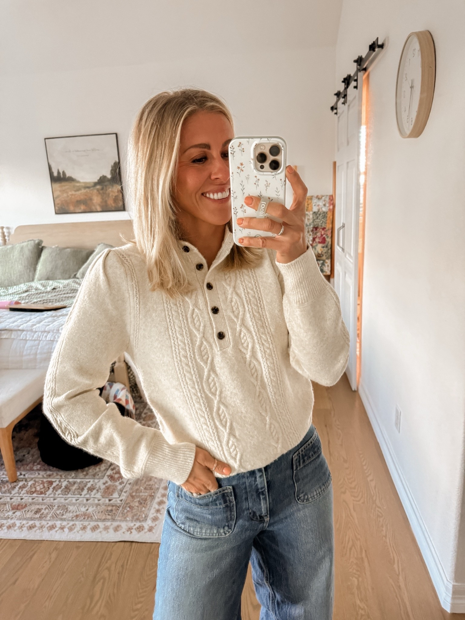 Wearing a medium in this gorgeous sweater from Walmart!

#LTKgrwm #LTKootd #LTKdayinmylife