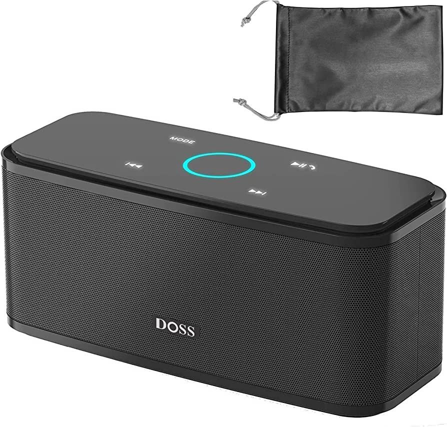 DOSS SoundBox Touch Bluetooth Speaker with Waterproof Bag Packed, 12W HD Sound and Bass, 20H Play... | Amazon (US)