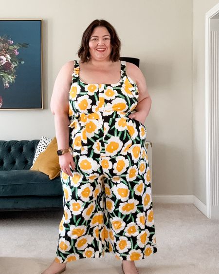 DVF x Target plus size try on poppy jumpsuit size 4x 

#LTKover40 #LTKplussize