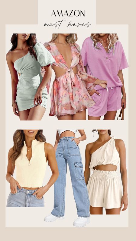 Amazon must haves! 
Spring fashion, matching set, summer

#LTKstyletip #LTKunder50 #LTKSeasonal