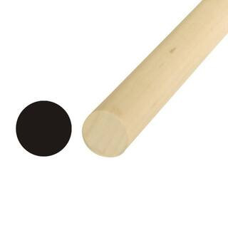 48 in. x 1 -1/4 in. Wood Round Dowel | The Home Depot