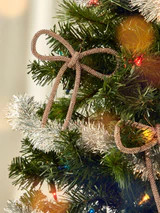 That's A Wrap Ornament Bow Set - Champagne | BaubleBar (US)