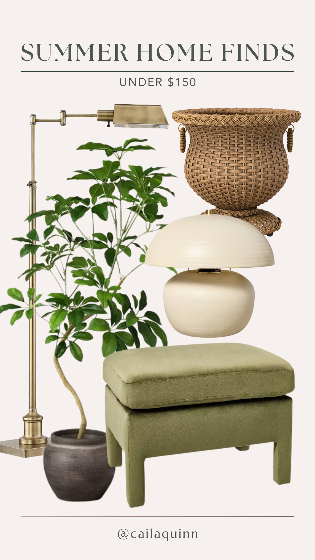 Summer home finds under $150 

 #LTKdayinmylife #LTKstorytime #LTKHome