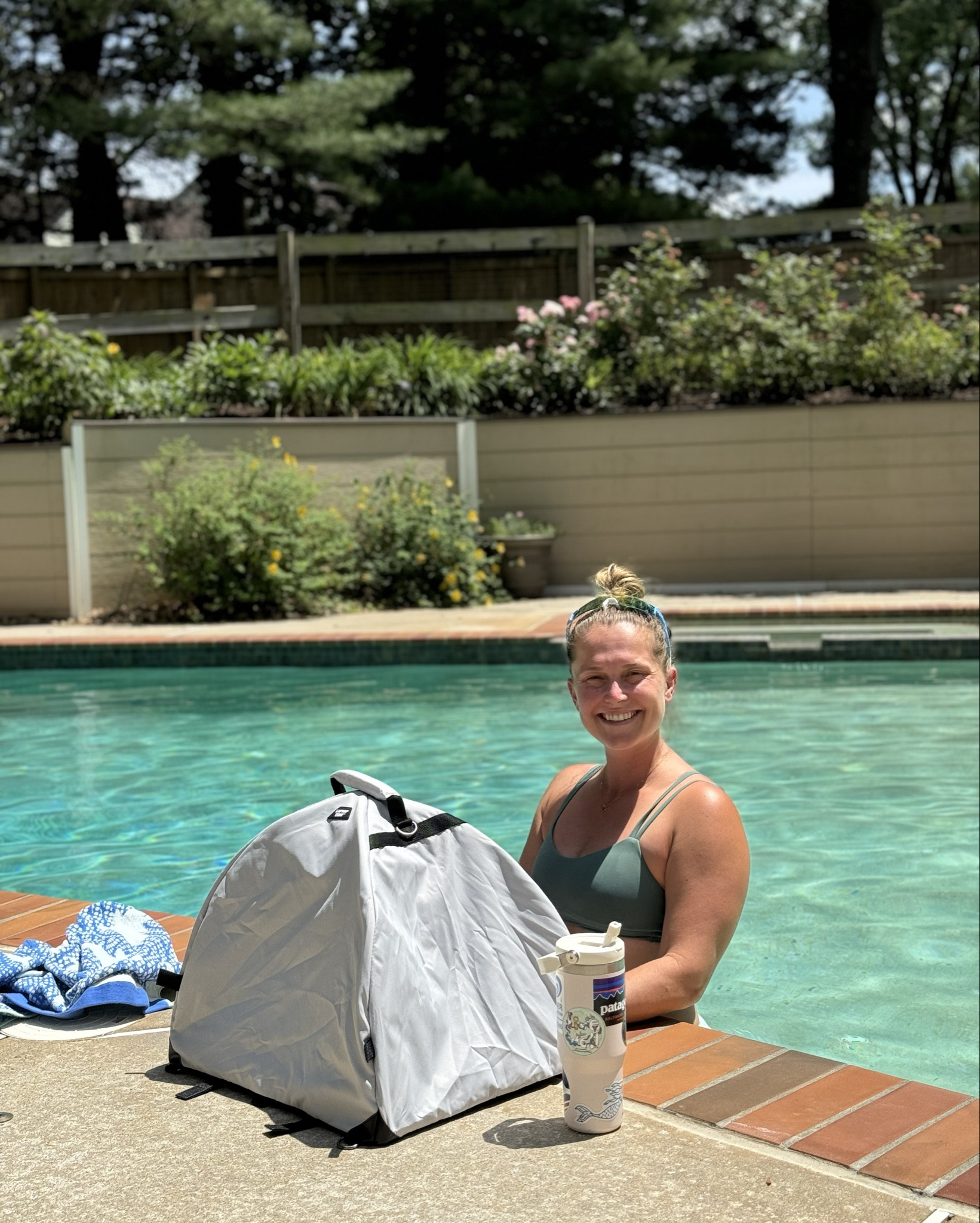 The best way to get work done! I love my computer tent! ☀️ 

#LTKSeasonal #LTKHome #LTKSwim